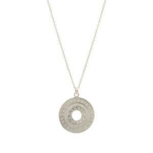collar azteca plata