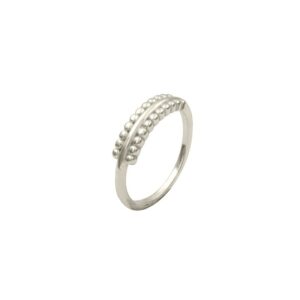 anillo flat plata