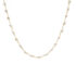 Collar perlas plata baño oro